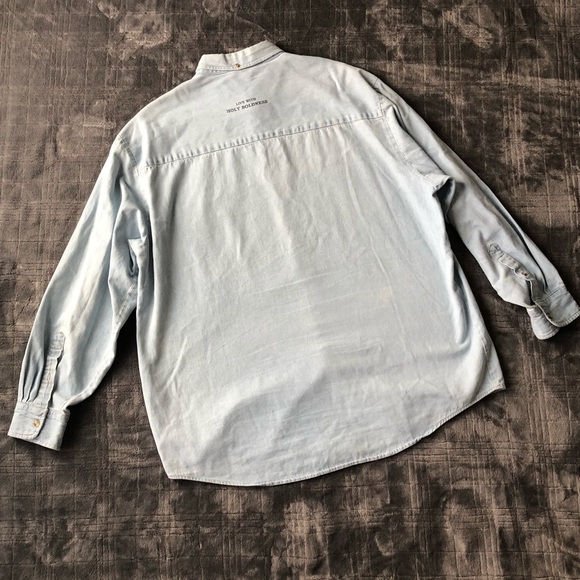 Summer vibe jean button-up. - Picture 3 of 4